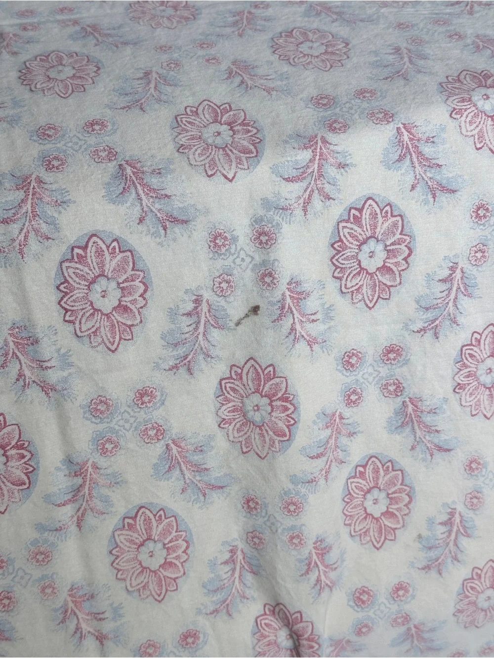 Chaps Ralph Lauren Welbourne Sheet Set Queen Size Red Ivory Blue